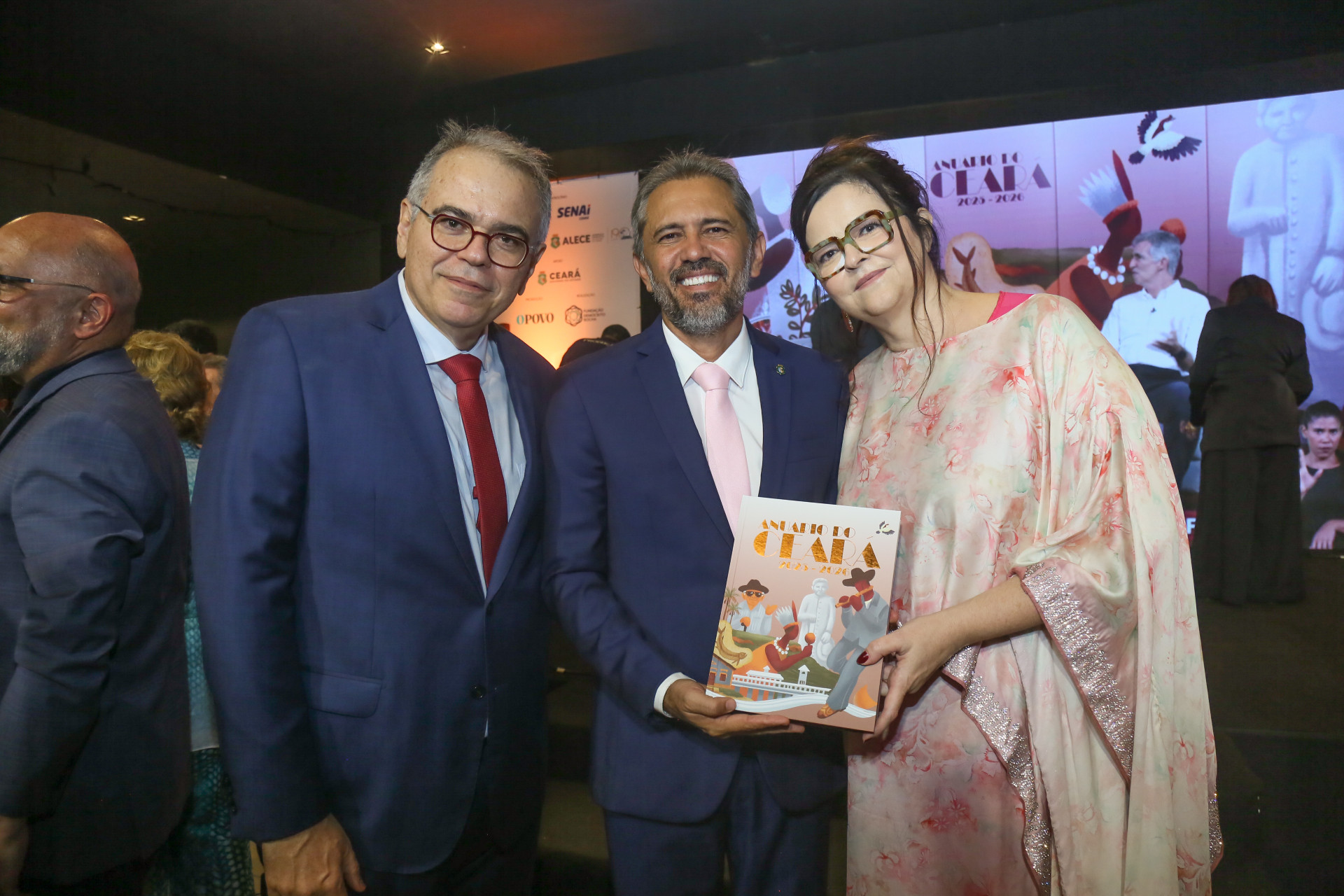 (Foto: JoaoFilho Tavares)João Dummar Neto, Elmano de Freitas e Luciana Dummar  

