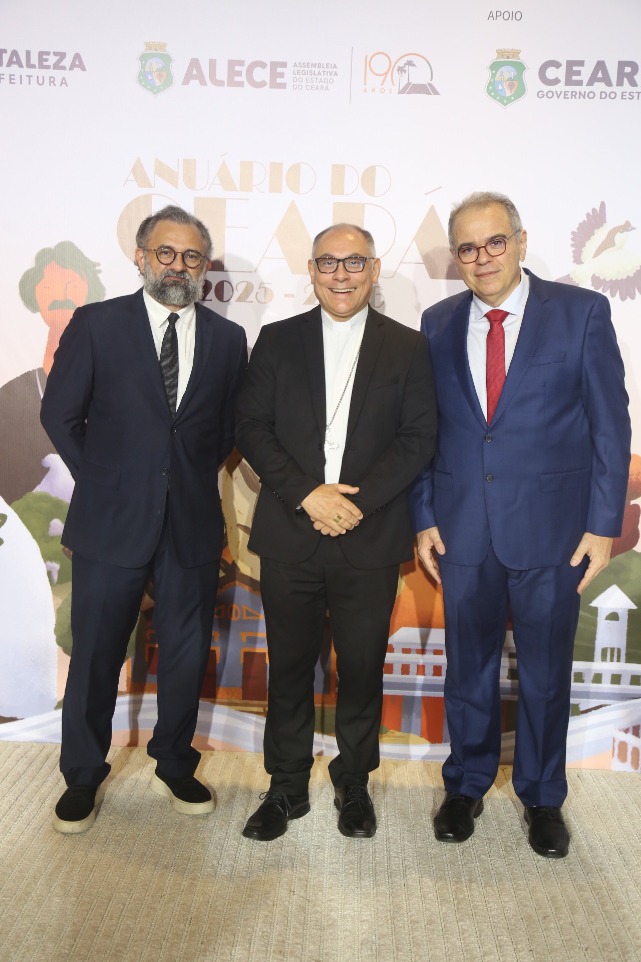 (Foto: JoaoFilho Tavares)Jocélio Leal, Dom Gregório e João Dummar Neto 