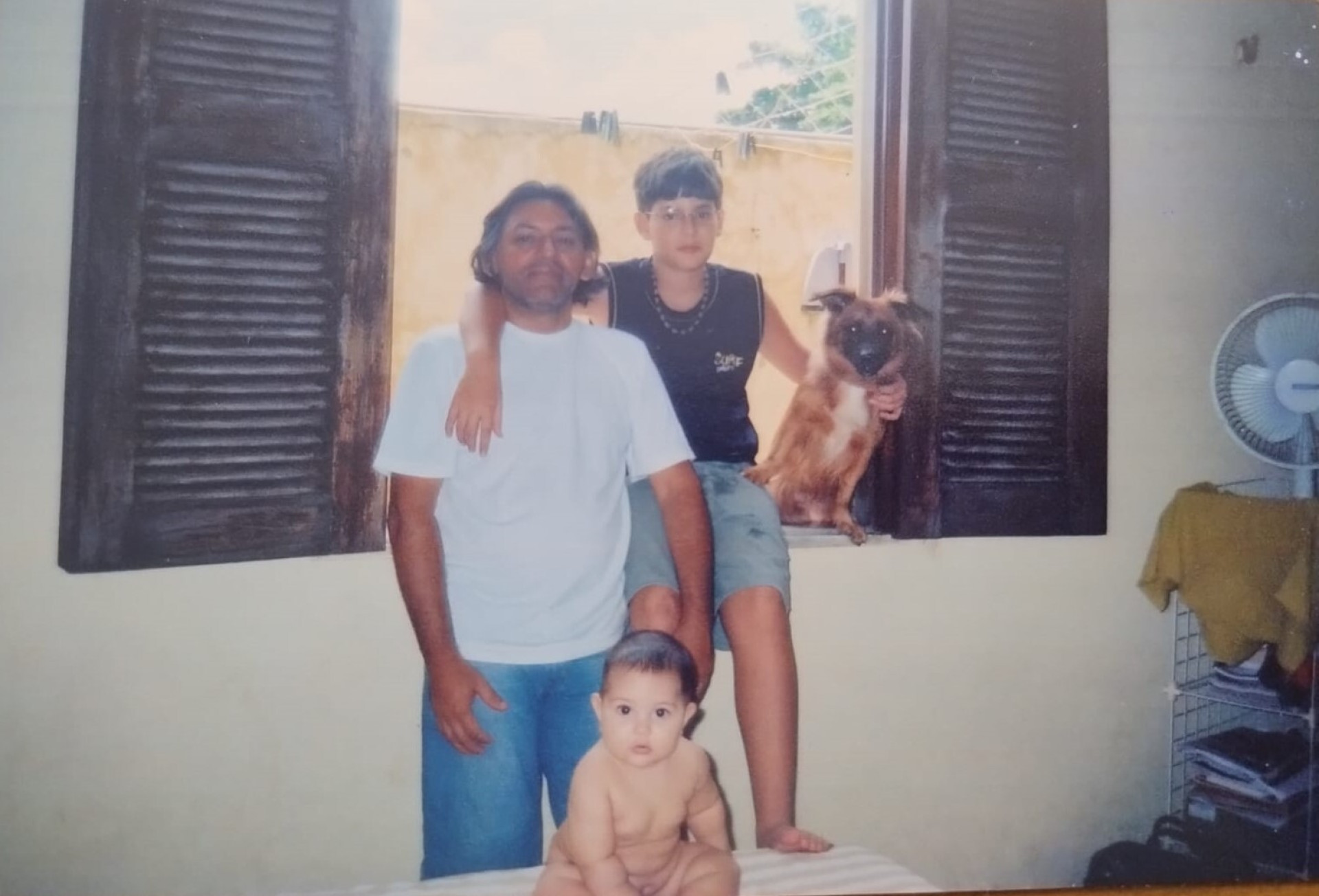 ParaTodosVerem: Otacílio com os filhos Clara e Nicolas