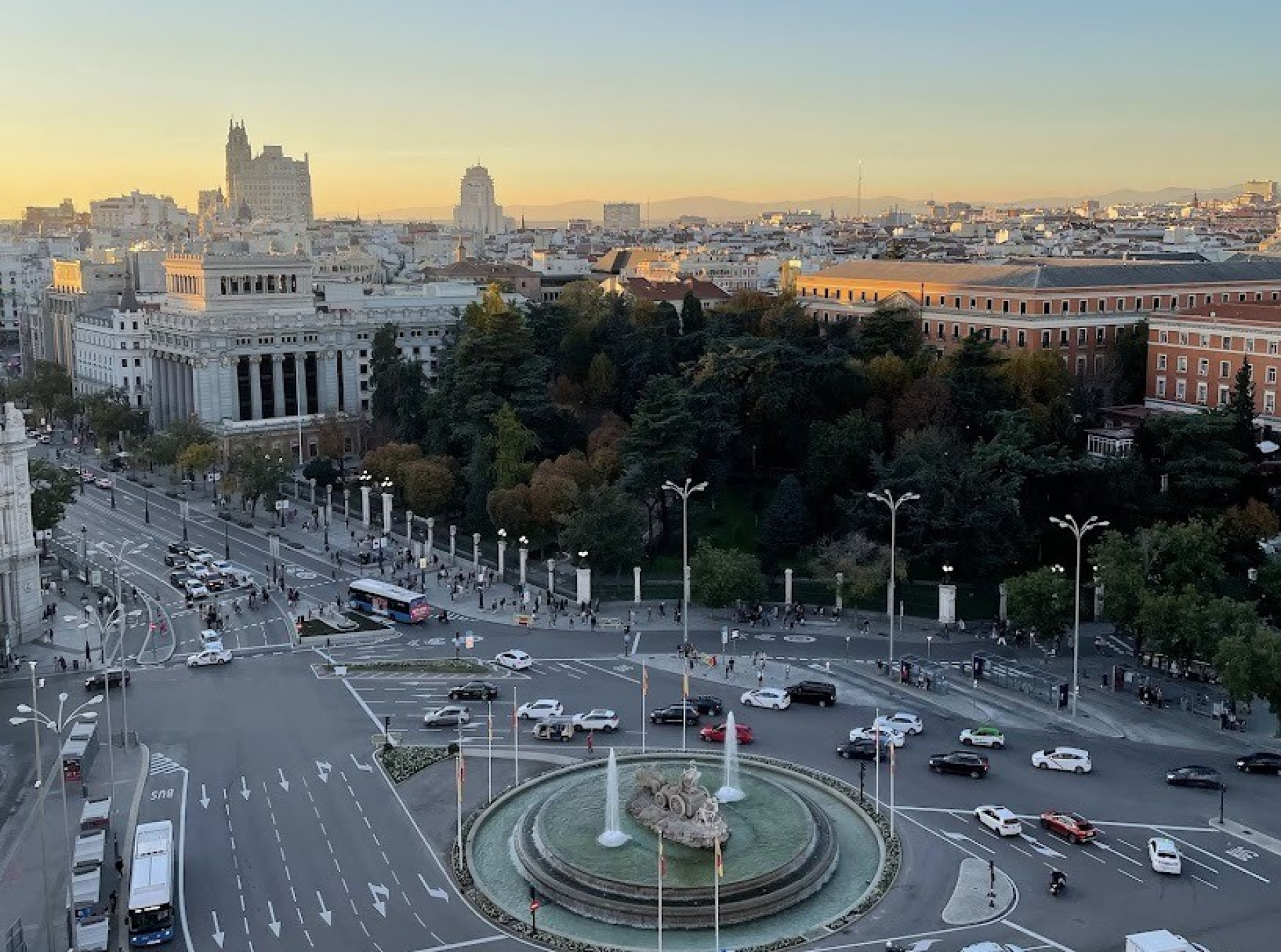 Topo do Palácio de Cibeles (Foto: Arquivo pessoal)