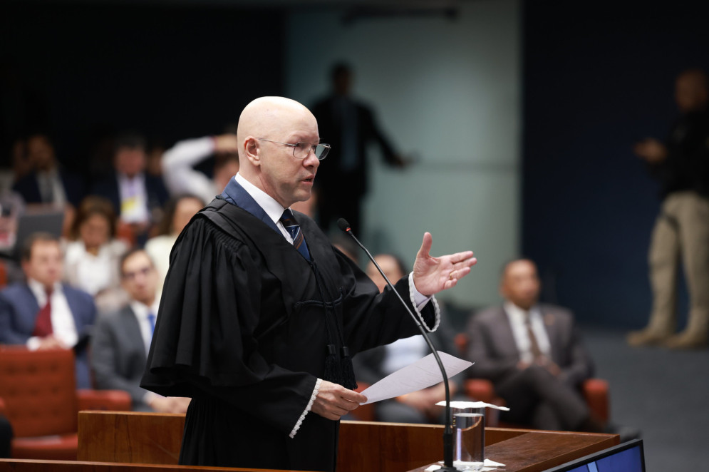 Demóstenes Torres, advogado de Almir Garnier(Foto: Luiz Silveira/STF)