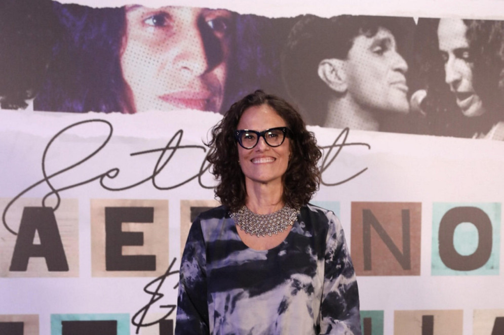 Zélia Duncan realiza corrida em Fortaleza (Foto: Manoella Mello/ Globo
)