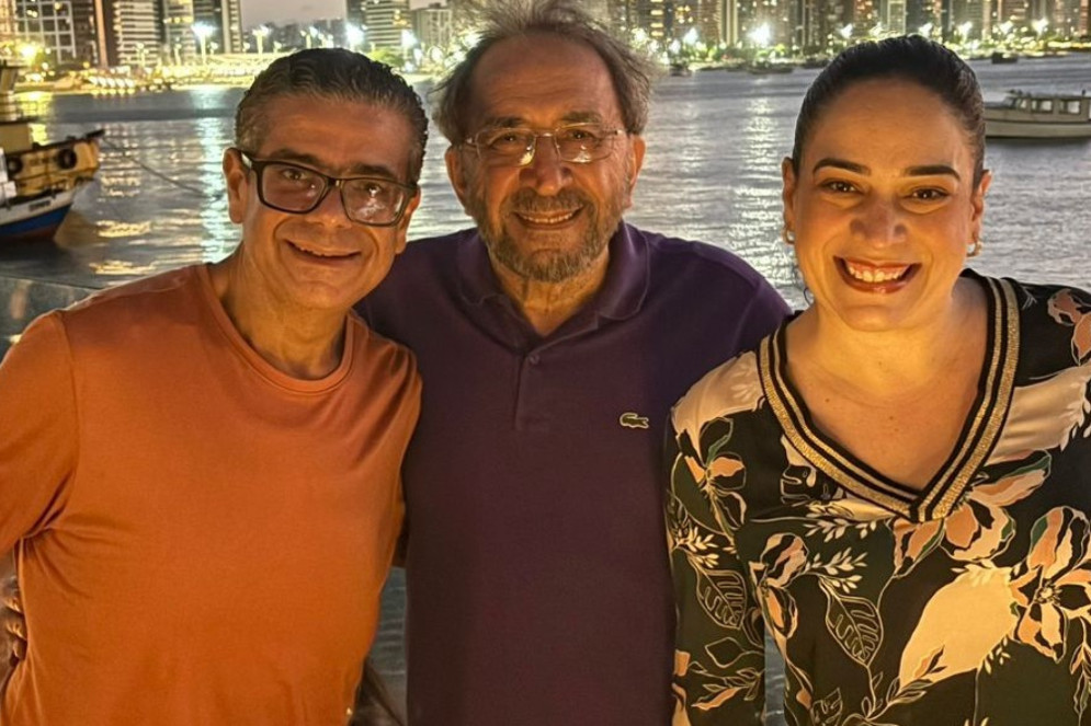 Paulo Cruz,  Ademar e Paula(Foto: Arquivo pessoal)