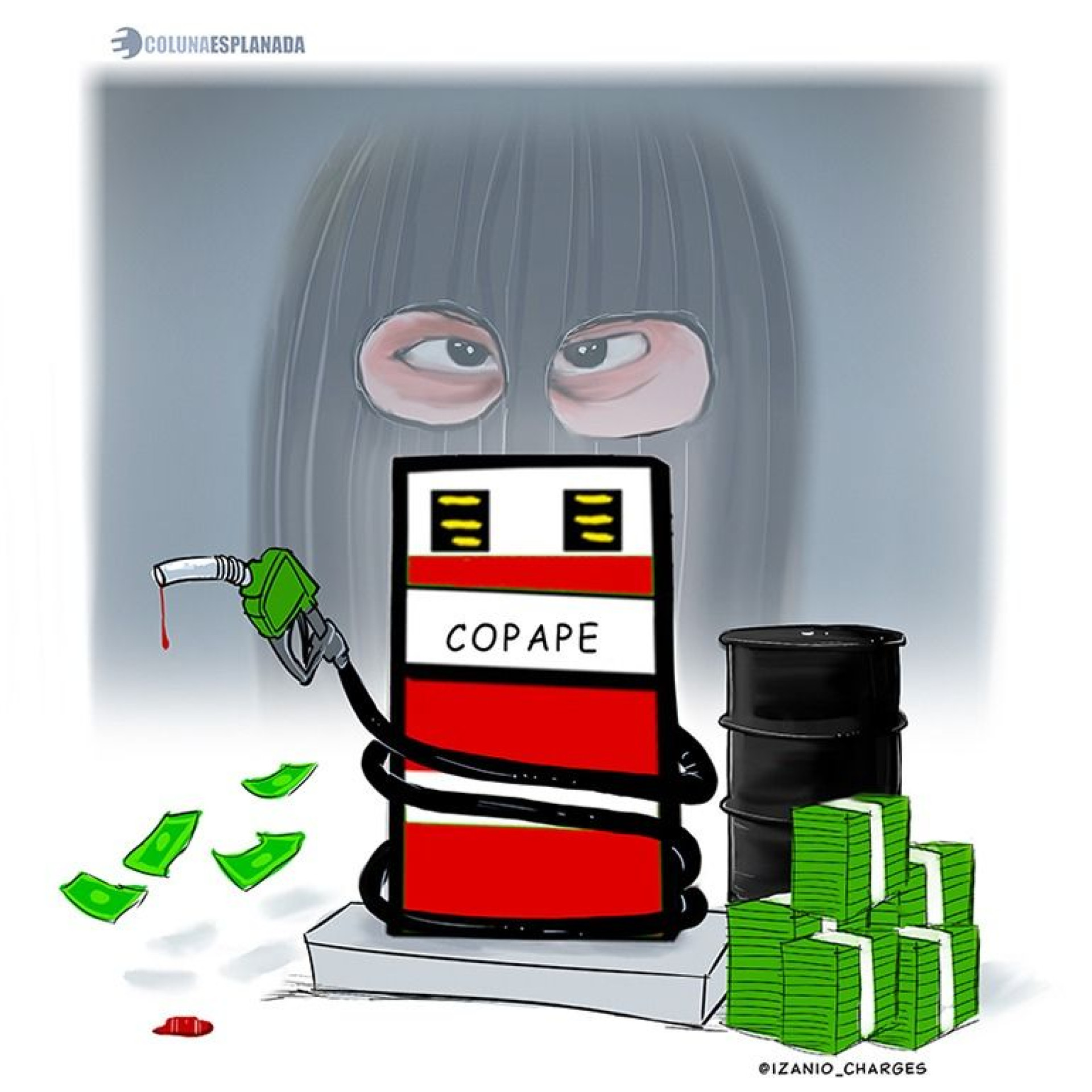 Charge da Coluna desta segunda-feira, 15 (Foto: izanio_charges)