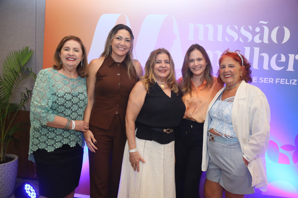 (Foto: JoaoFilho Tavares)Ana Belchior, Elivani Medeiros, Vilma Timbo, Tissiana Studart e Fátima Duarte