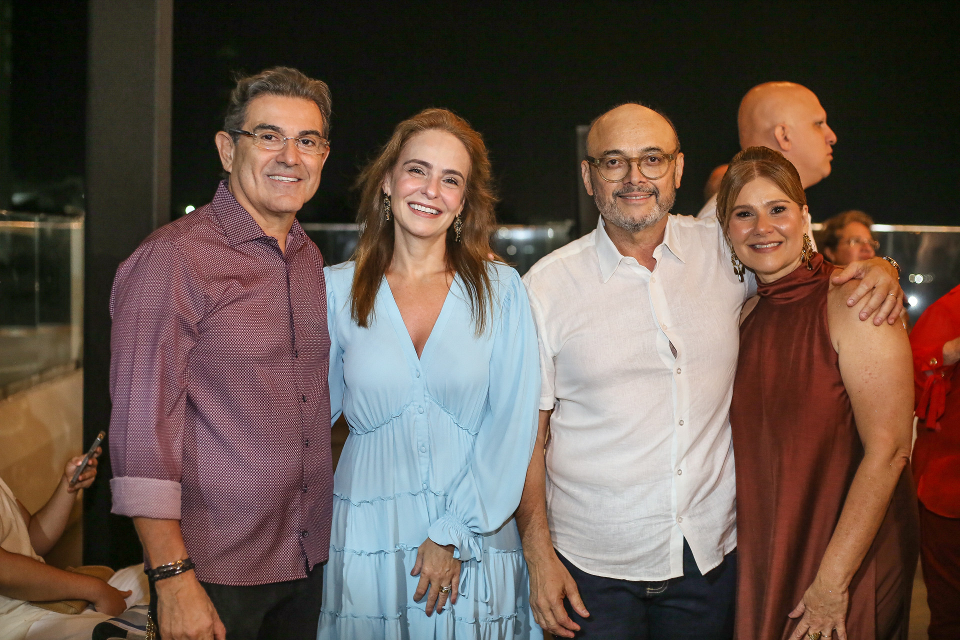 (Foto: JoaoFilho Tavares)Alexandre Pereira, Leiliane Vasconcelos, Adriano Fiuza e Carla Siqueira