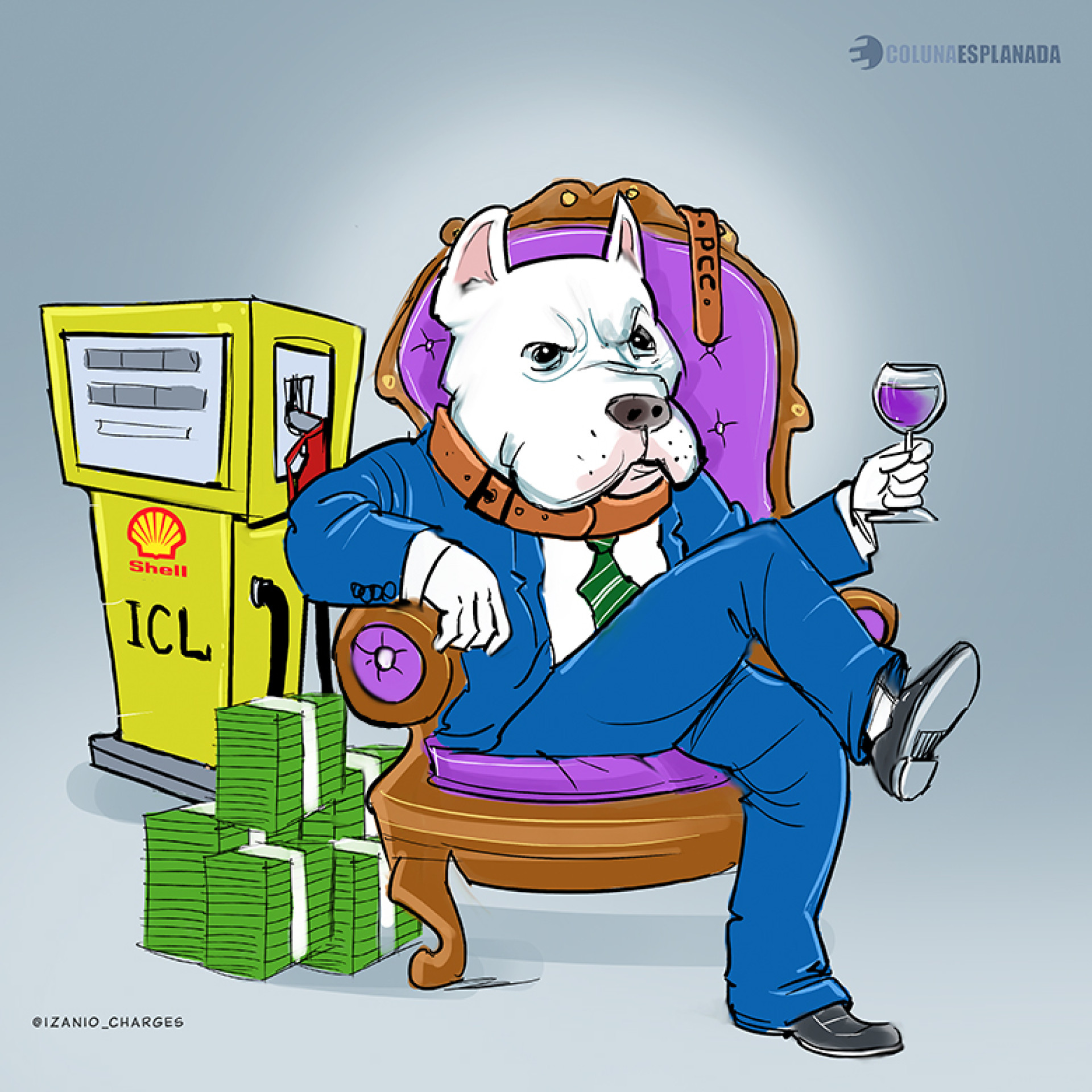 Charge da coluna desta quinta-feira, 25 (Foto: izanio_charge)