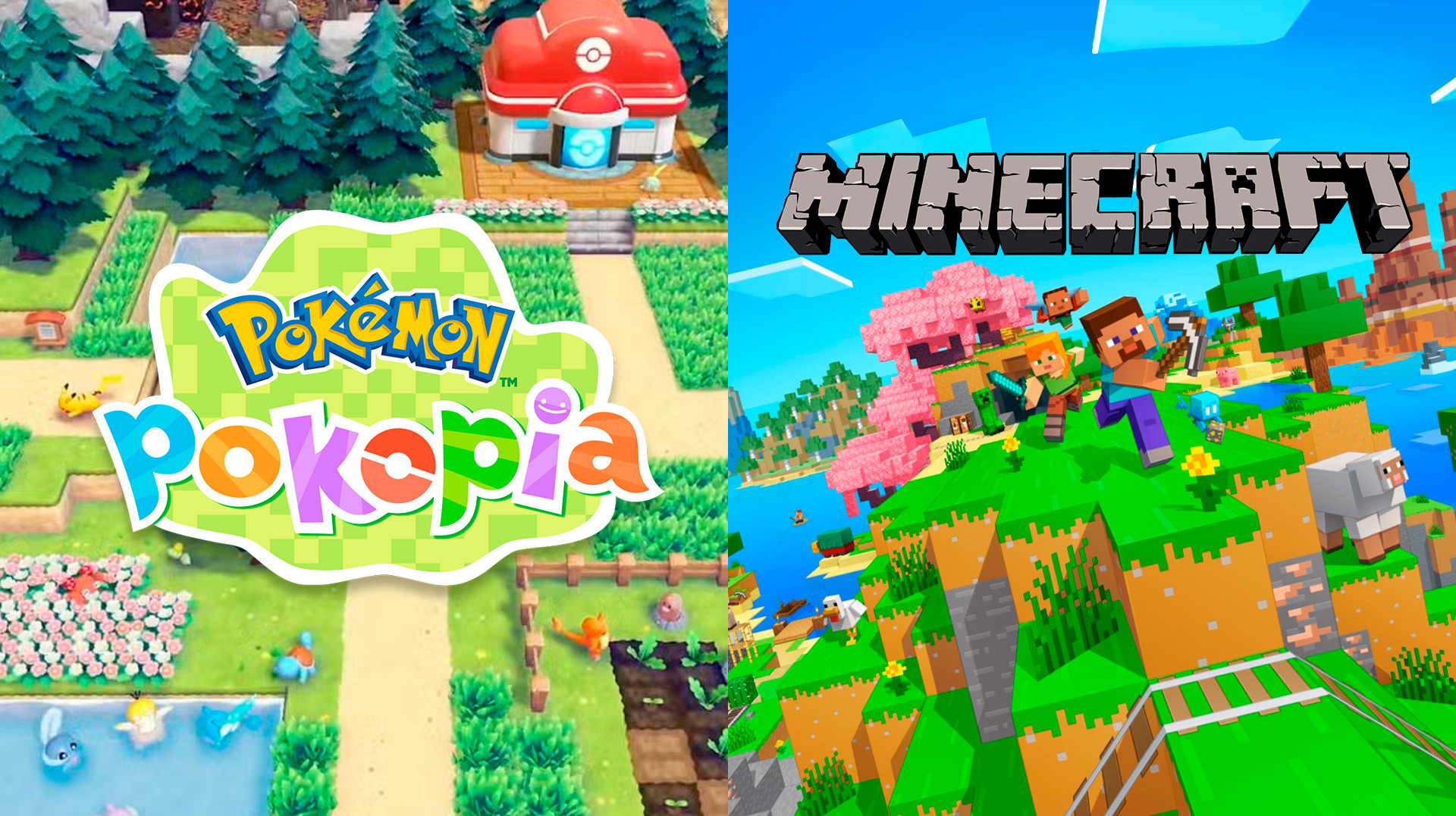 Pokopia, Minecraft e o paradoxo das patentes da Nintendo
 (Foto: Divulgação/Pokémon/Minecraft)