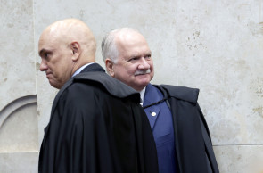 Os ministros do STF, Alexandre de Moraes e Edson Fachin