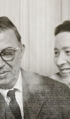 Imagem da reportagem: Visita filosófica e etnográfica: Jean-Paul Sartre e Simone de Beauvoir já vieram ao Ceará