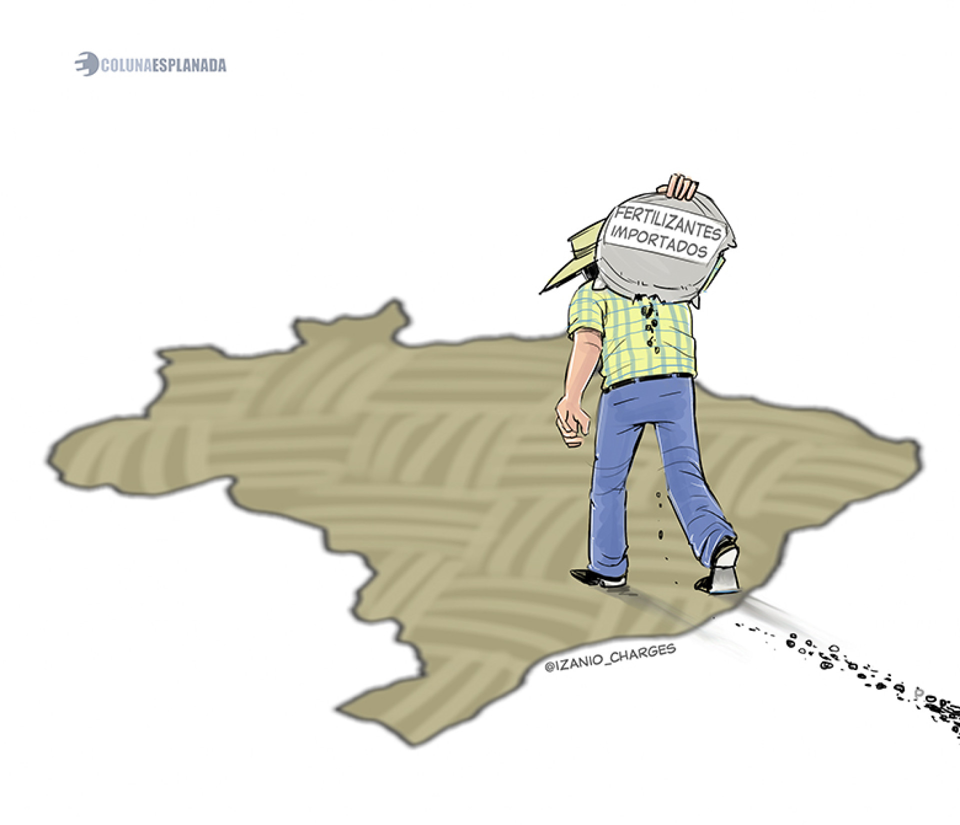 Charge da coluna desta quarta-feira, 1º (Foto: izanio_charges)