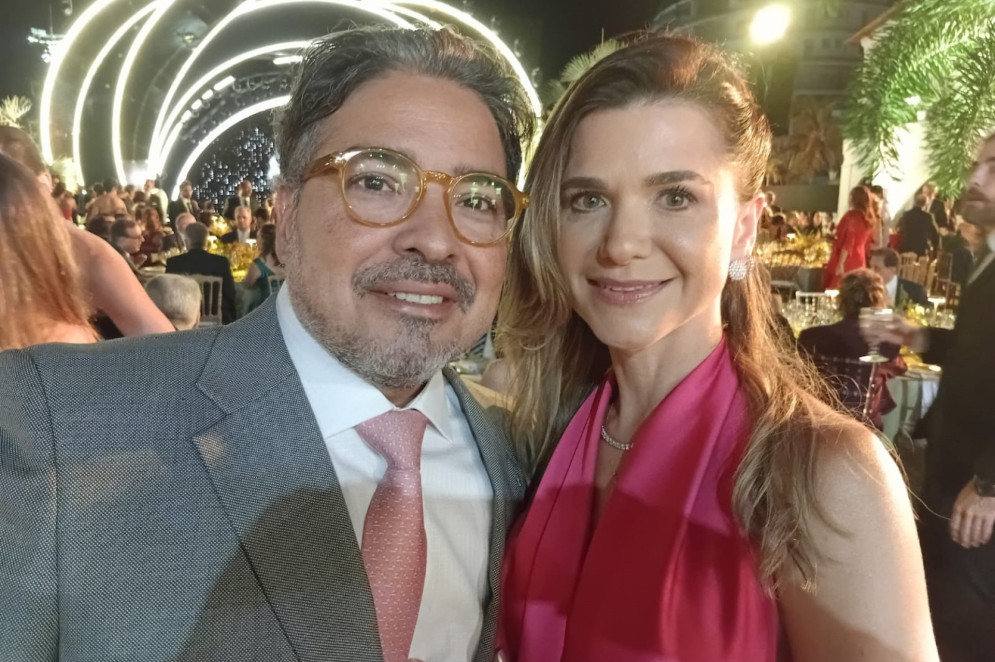 Aline e Leandro Vasques(Foto: Marcus Lage)