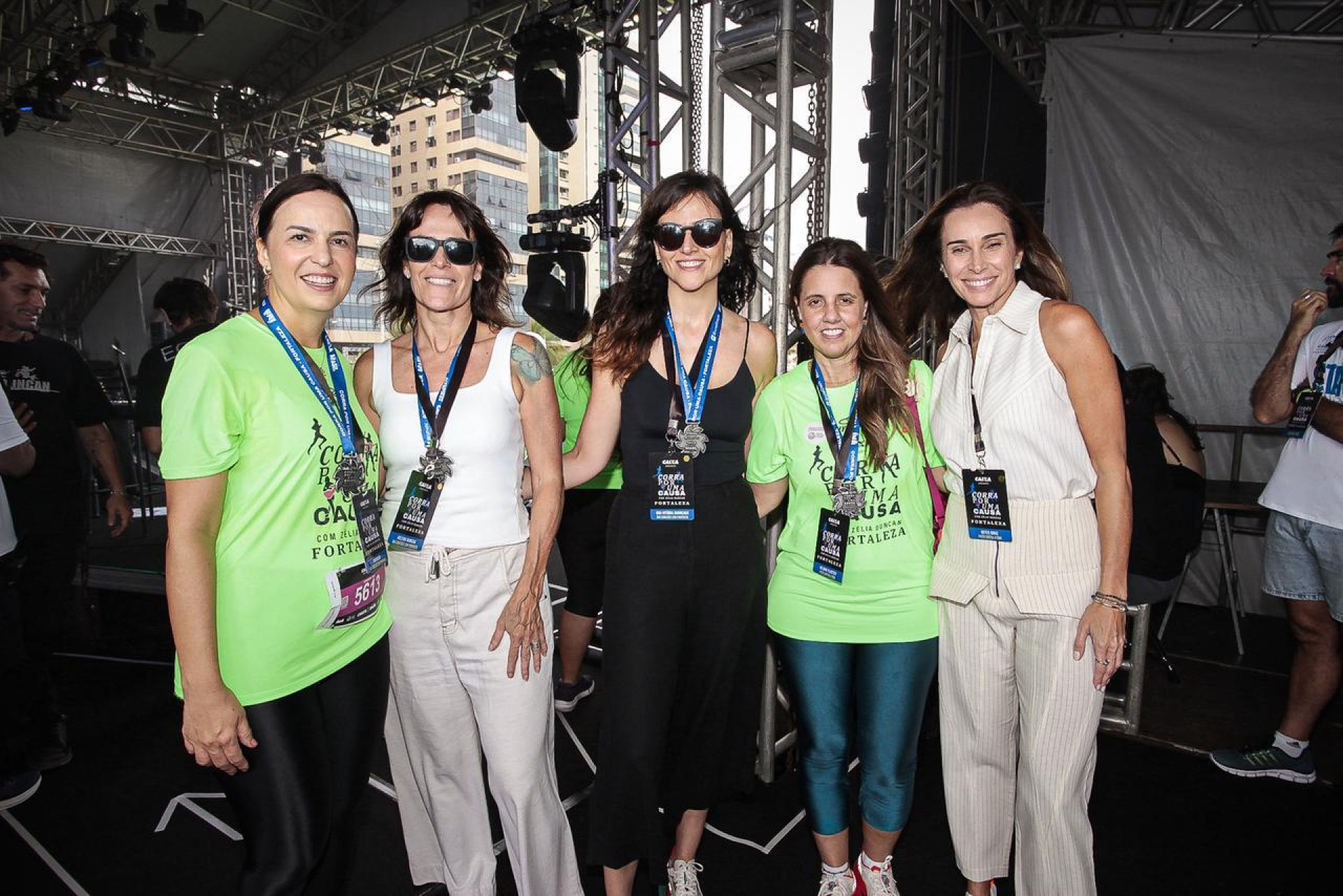 (Foto: Nicolas Leiva/ Divulgação )Lia de Freitas, Helena Duncan, Ana Vitória Surreaux, Juliana Plaster e Geyze Diniz
