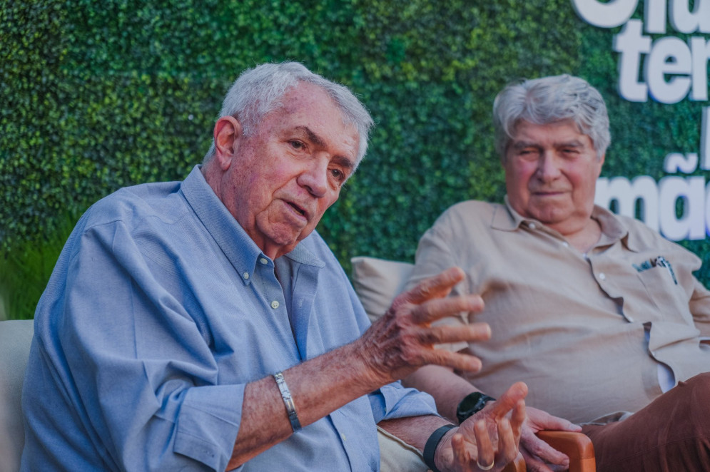 Roberto Macêdo e Amarílio Macêdo(Foto: Fernanda Barros)
