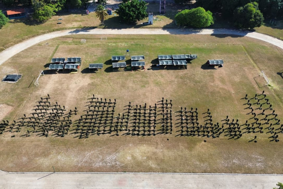 Imagem de exercício militar na Região Metropolitana de Fortaleza(Foto: Ascom 10ª Região Militar)