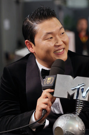 PSY ganhou o prêmio de 'Melhor Videoclipe' por 'Gangnam Style' no Prêmio MTV 2012(Foto: Jeon Han / Ministério da Cultura, Desporto e Turismo da Coreia do Sul)
