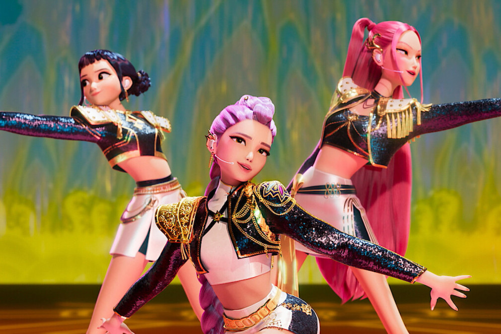 Cena do filme Guerreiras do Kpop (Foto: Divulgação / Netflix / Kpop Demon Hunters)