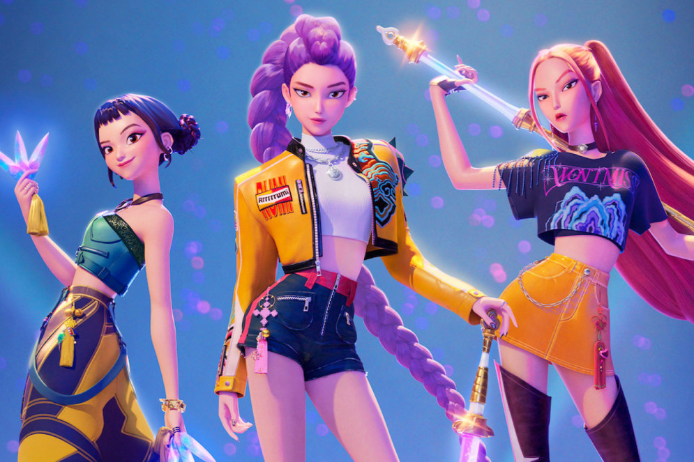 Cena do filme Guerreiras do Kpop (Foto: Divulgação / Netflix / Kpop Demon Hunters)