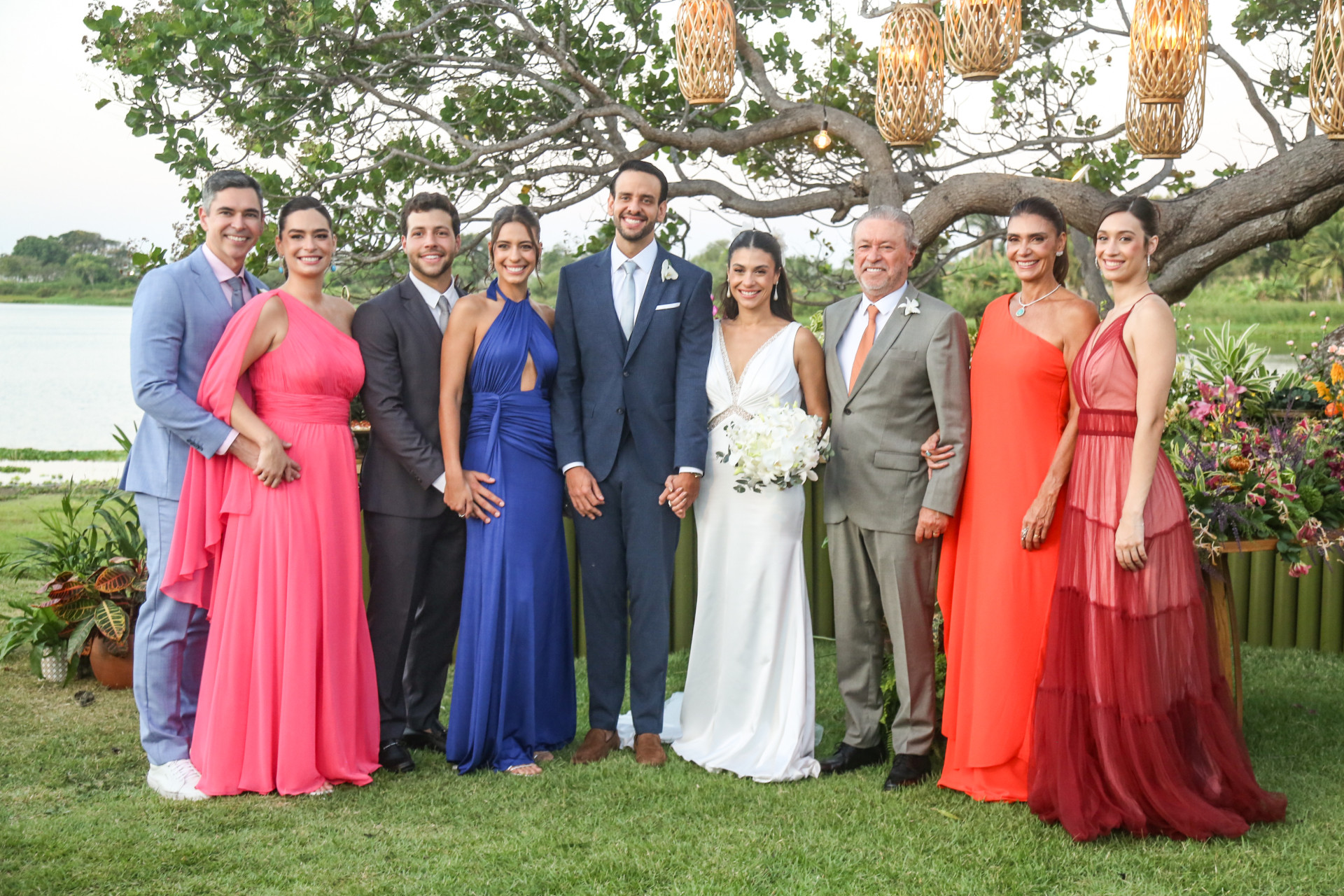 (Foto: JoaoFilho Tavares)Airton Lopes, Carolina Albuquerque, Bruno Filho, Isabela Albuquerque, Eduardo Barreira, Beatriz, Cândido, Rebecca e Catarina Albuquerque
