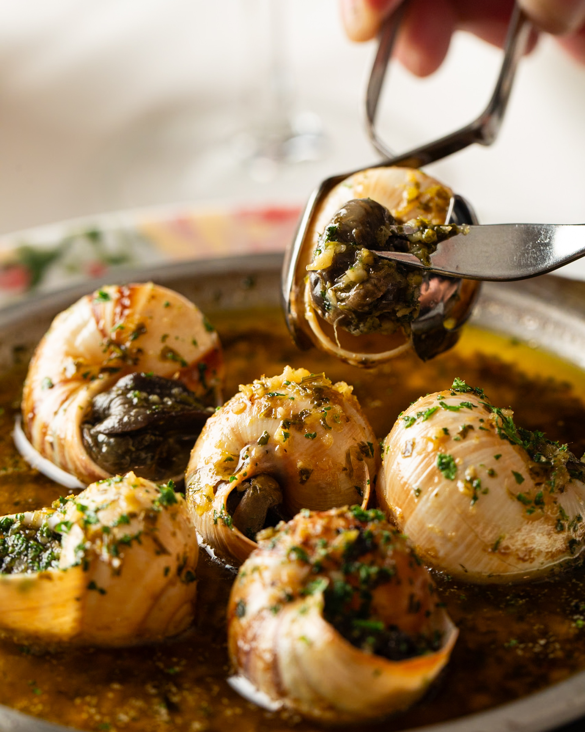 Escargot são indicados no Marcel Restaurant para quem deseja provar a culinária francesa(Foto: Thiago Gadelha/Marcel Restaurant/Divulgação)