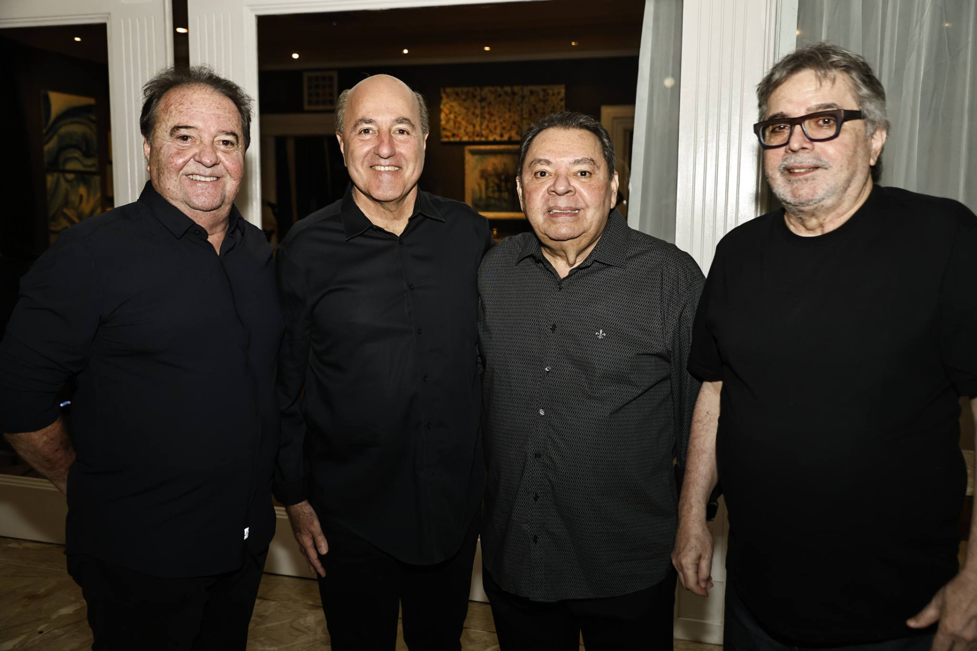(Foto: Arquivo familiar )Chiquinho Aragão, Silvio Frota, Gera Teixeira e Totonho Laprovitera