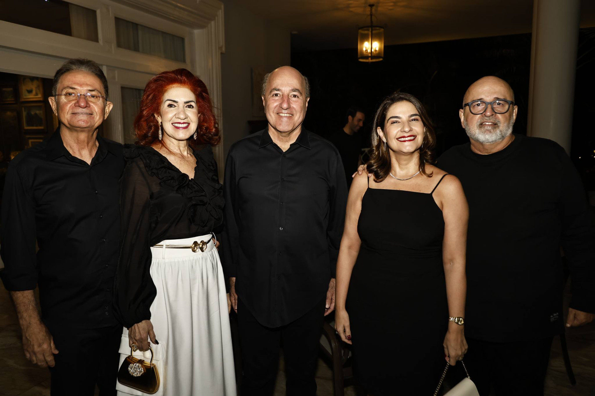 (Foto: arquivo familiar )Rigoberto Tavares, Bianca Sarquis, Silvio Frota, Samara e Cláudio Melélio
