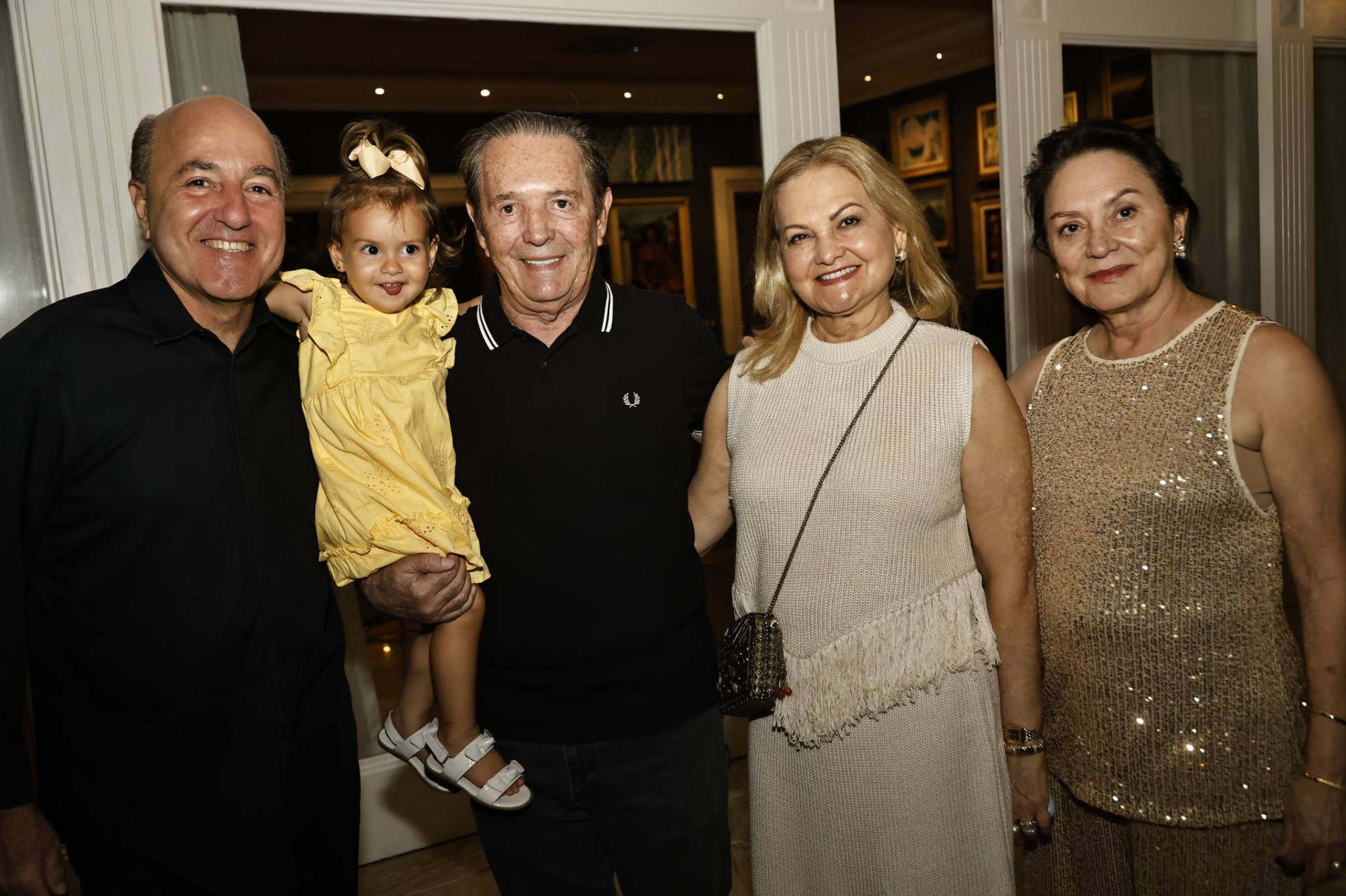 (Foto: arquivo familiar )Silvio e Celina Frota, Cláudio e Lenise Rocha e Paula Frota