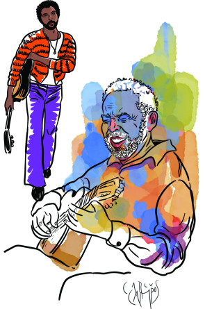Ilustração para a crónica 'A arte divina do silêncio', de Marilia Lovatel(Foto: Carlus Campos)