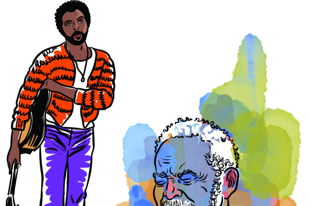 Ilustração para a crónica 'A arte divina do silêncio', de Marilia Lovatel (Foto: Carlus Campos)