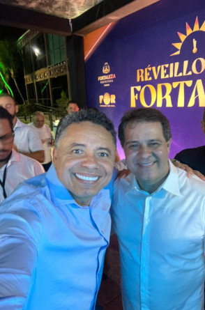 Deputado Tony Brito e o prefeito Evandro Leitão (Foto: Arquivo pessoal )