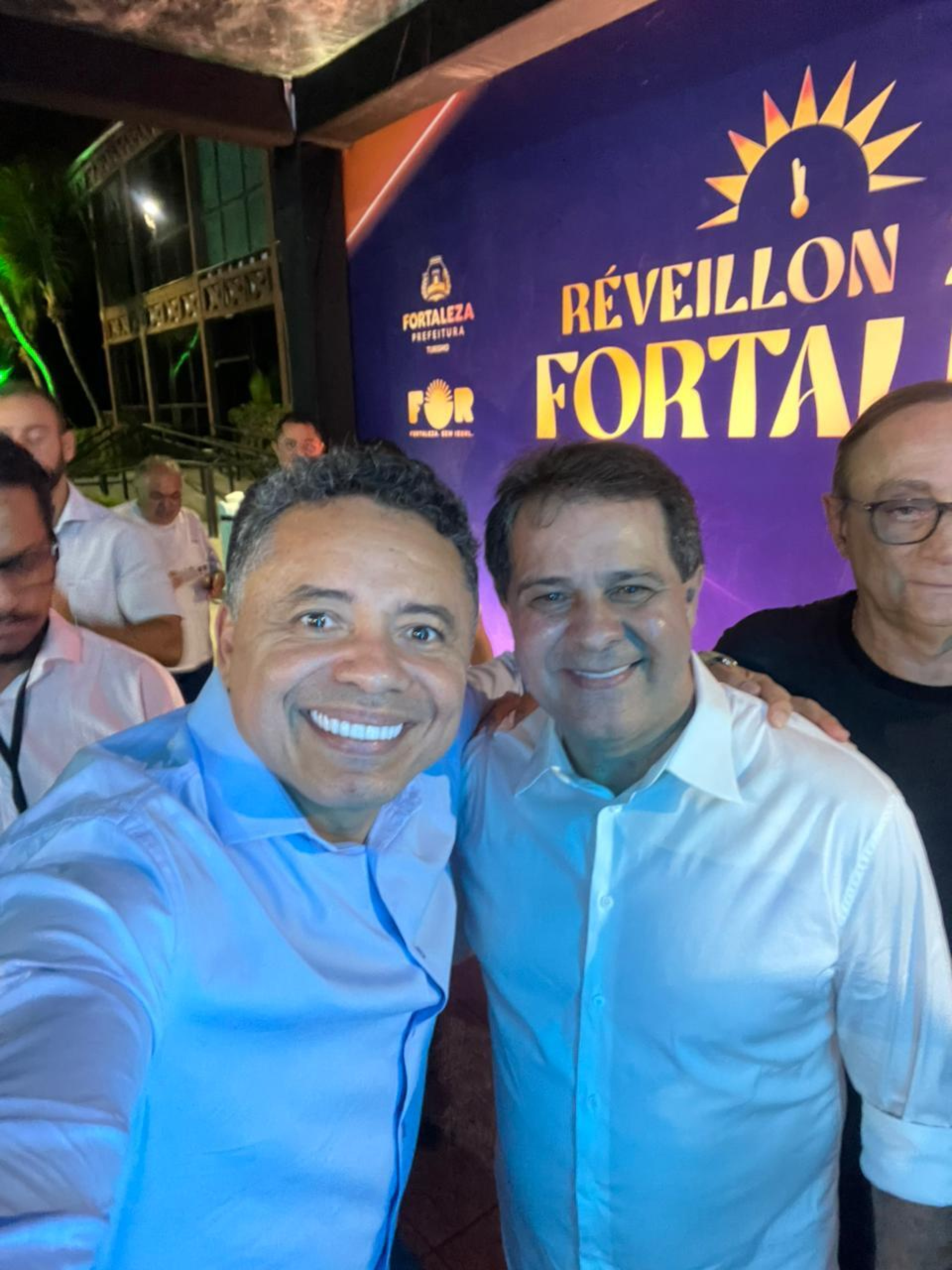 Deputado Tony Brito e o prefeito Evandro Leitão  (Foto: Arquivo pessoal )