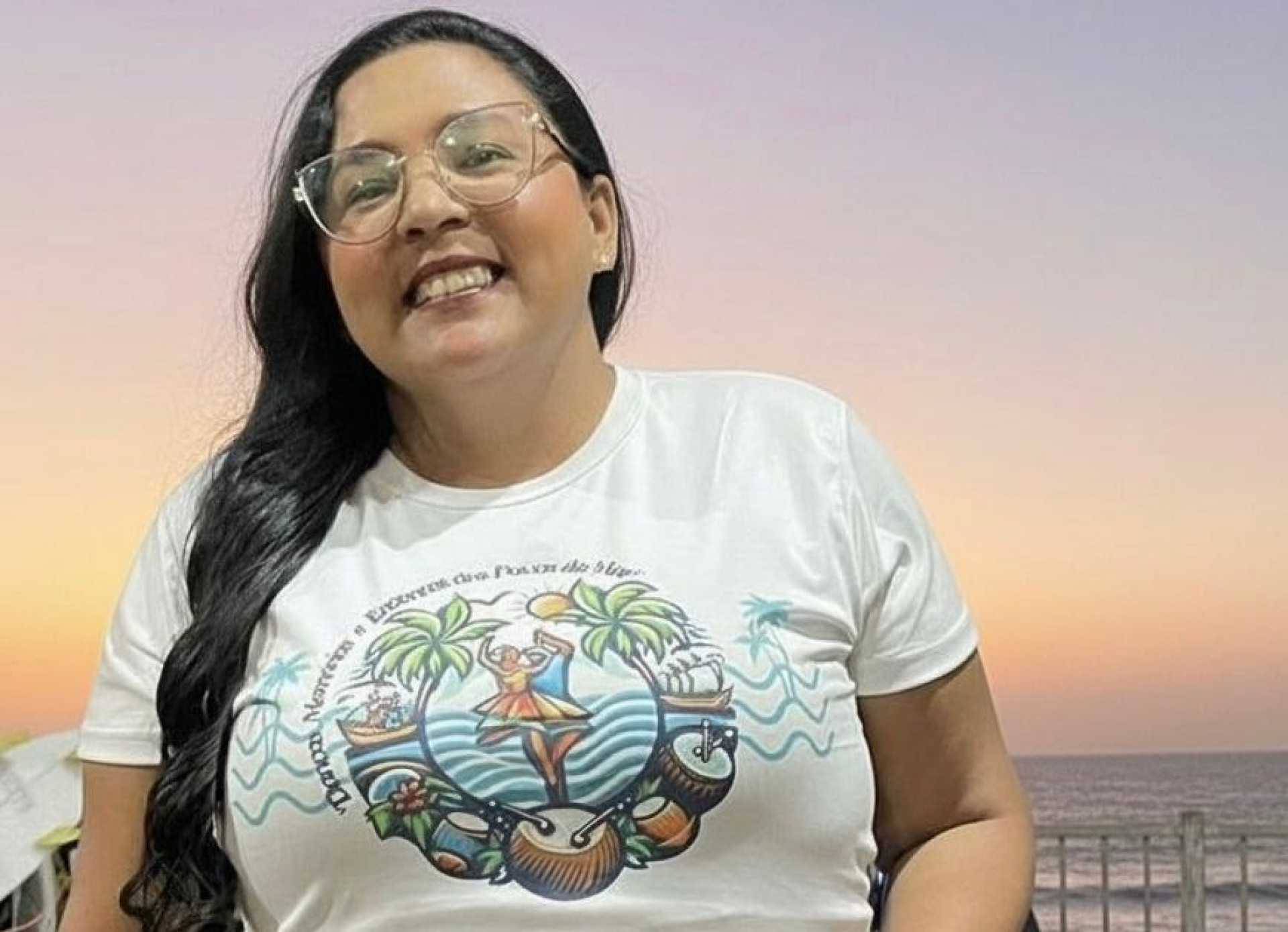 Íris Dias, liderança da comunidade Santa Luzia, distrito de Lagoinha, em Paraipaba/CE (Foto: Arquivo Asmosal)