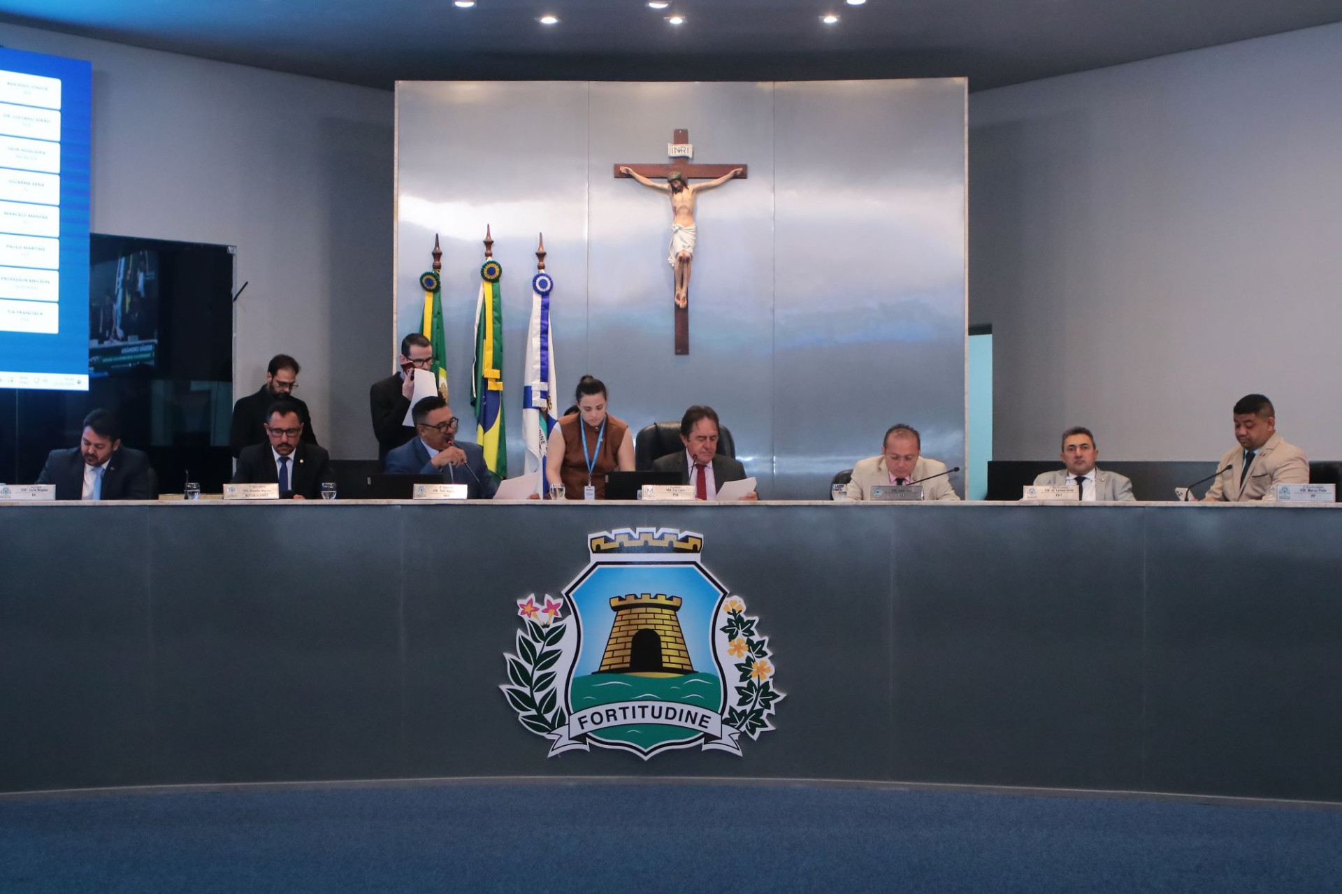 O texto do PPA de Fortaleza foi aprovado em primeira discussão, na quarta-feira, 22, segue para a segunda votação e, posteriormente, para a redação final e sanção (Foto: Luciana Melo/Câmara Municipal de Fortaleza)