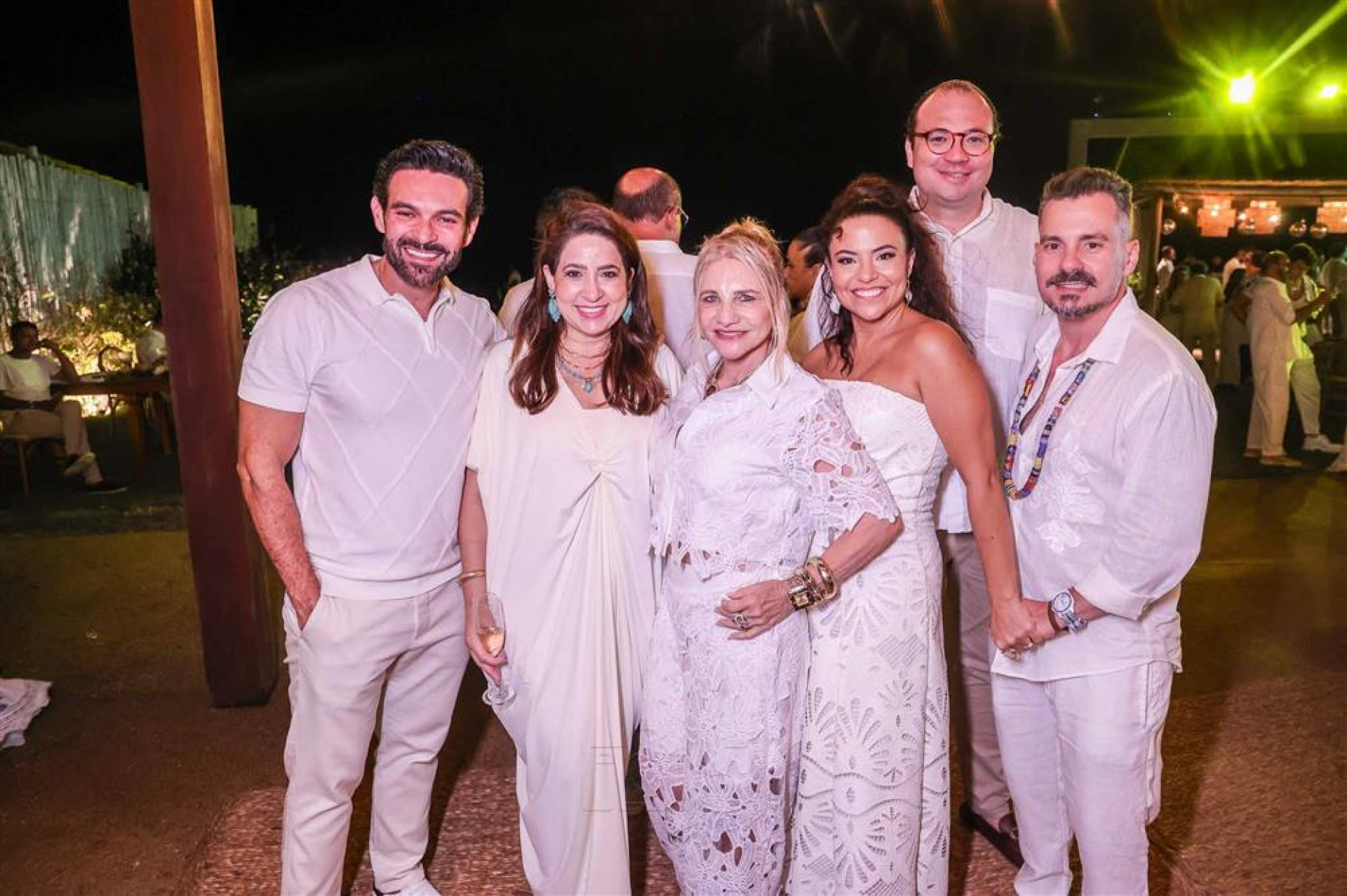 (Foto: arquivo familiar)Clovis Holanda e Anelise, Rosângela Sousa, Camila e Thiago Façanha, Miguel Dias Filho