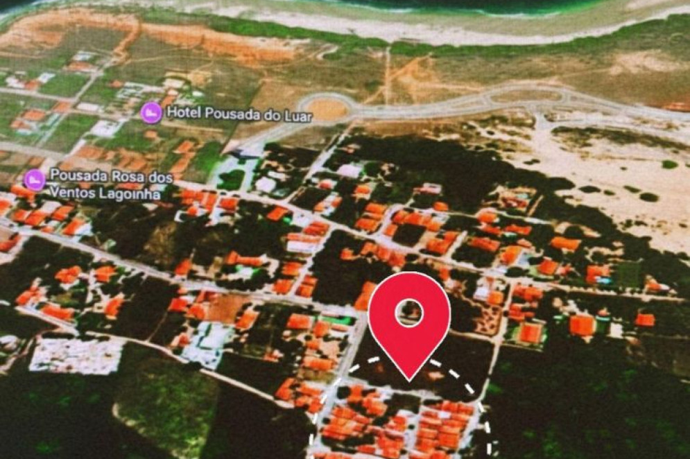 Localização da comunidade Santa Luzia(Foto: Google Maps)