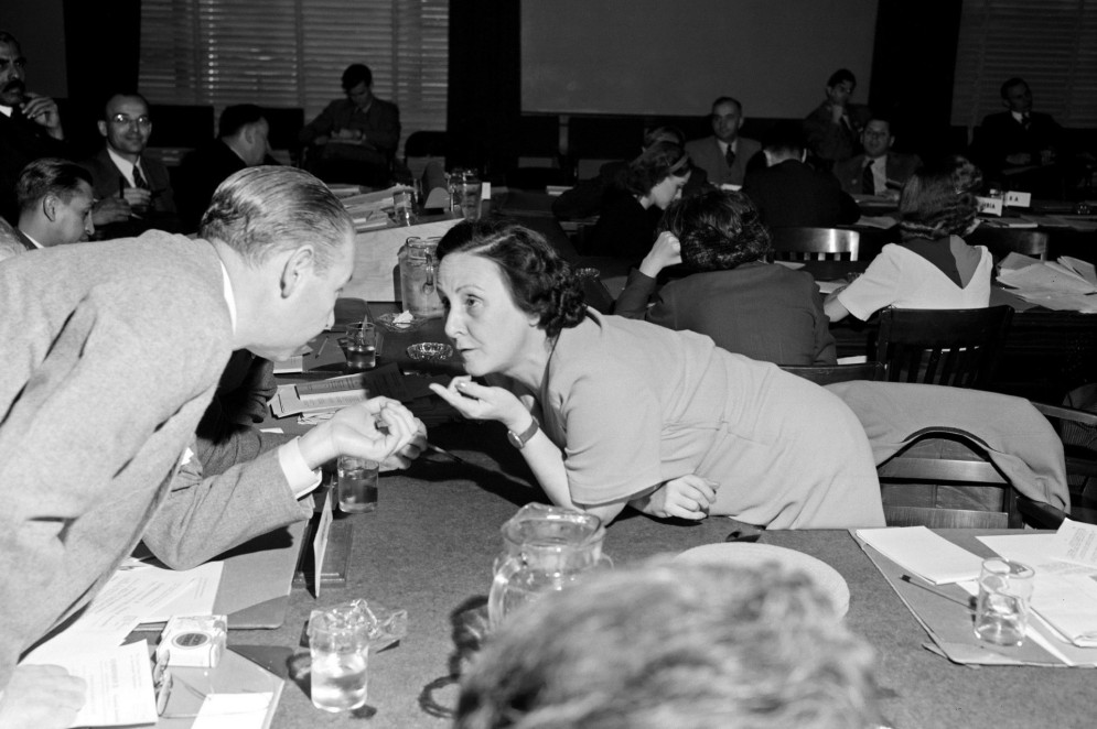 Bertha Lutz (Bertha Maria Julia Lutz), cientista, militante do movimento feminista e Deputada, integrou a delegação brasileira na Conferência de São Francisco, que negociou a Carta das Nações Unidas(Foto: UN Photo) Bertha Lutz (Bertha Maria Julia Lutz), cientista, militante do movimento feminista e Deputada, integrou a delegação brasileira na Conferência de São Francisco, que negociou a Carta das Nações Unidas(Foto: UN Photo)