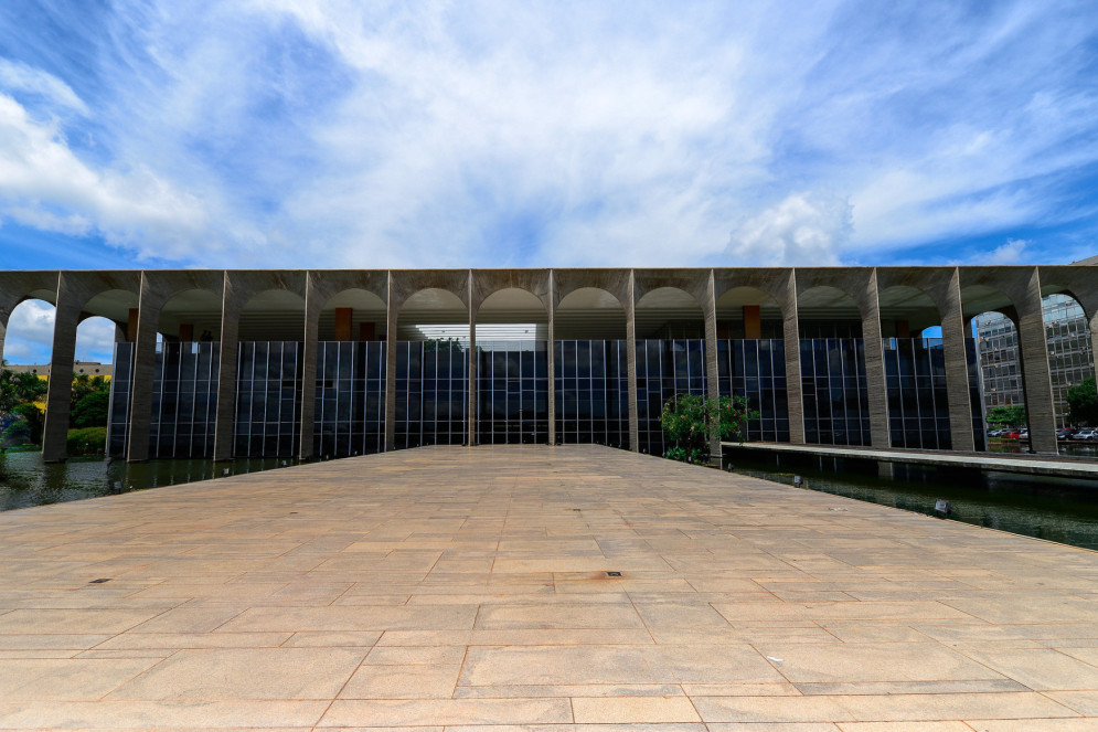 O Palácio do Itamaraty, em Brasília, símbolo da diplomacia brasileira e sede das relações do país com organismos internacionais como a ONU(Foto: Ministério das Relações Exteriores do Brasil ) O Palácio do Itamaraty, em Brasília, símbolo da diplomacia brasileira e sede das relações do país com organismos internacionais como a ONU(Foto: Ministério das Relações Exteriores do Brasil )