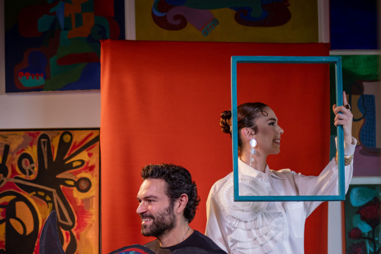 Clovis Holanda e Bia Soares (Foto: AURÉLIO ALVES )