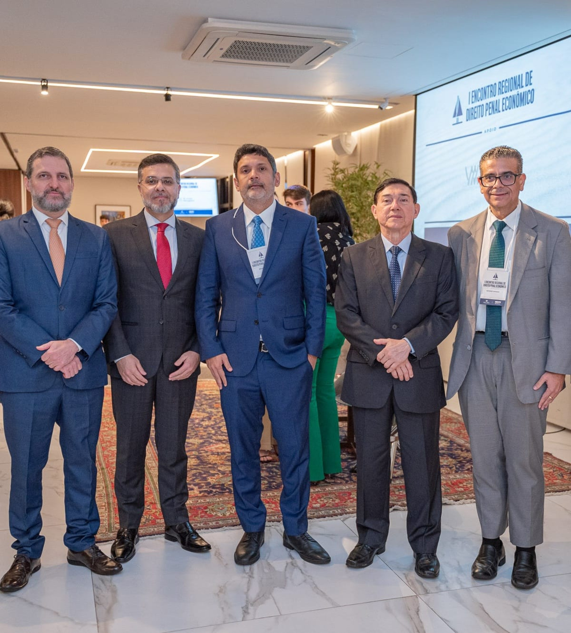 (Foto: JOÃO FILHO TAVARES )Fernando Braga, Rafael Guedes, Bruno Queiroz, Roberto Machado e Ademar Mendes