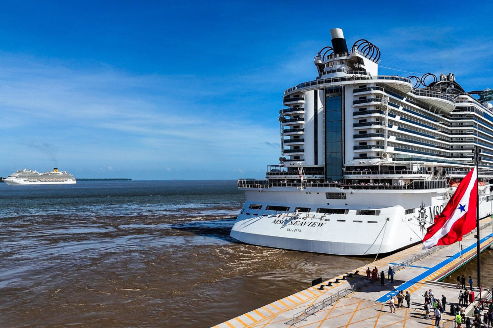 Navios de hospedagem na COP 30(Foto: Gabriel Della Giustina / COP30)