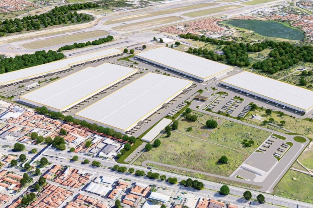 Imagem ilustrativa do complexo logístico de Fortaleza(Foto: Reprodução/ Aerotrópolis Empreendimentos S.A)