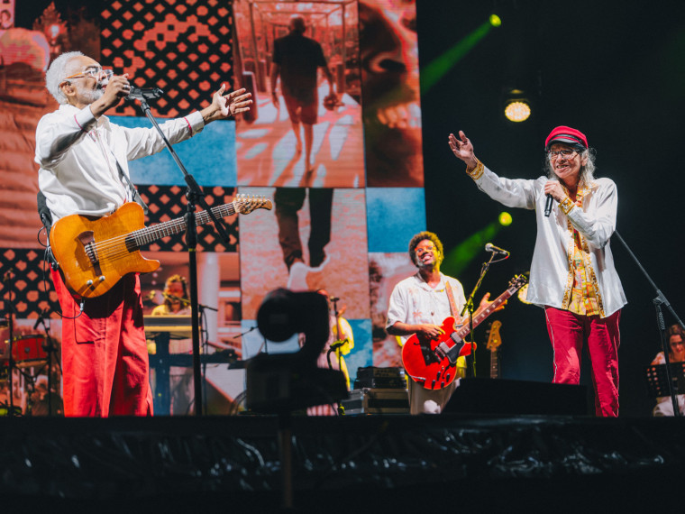 Gilberto Gil e Ednardo cantaram 