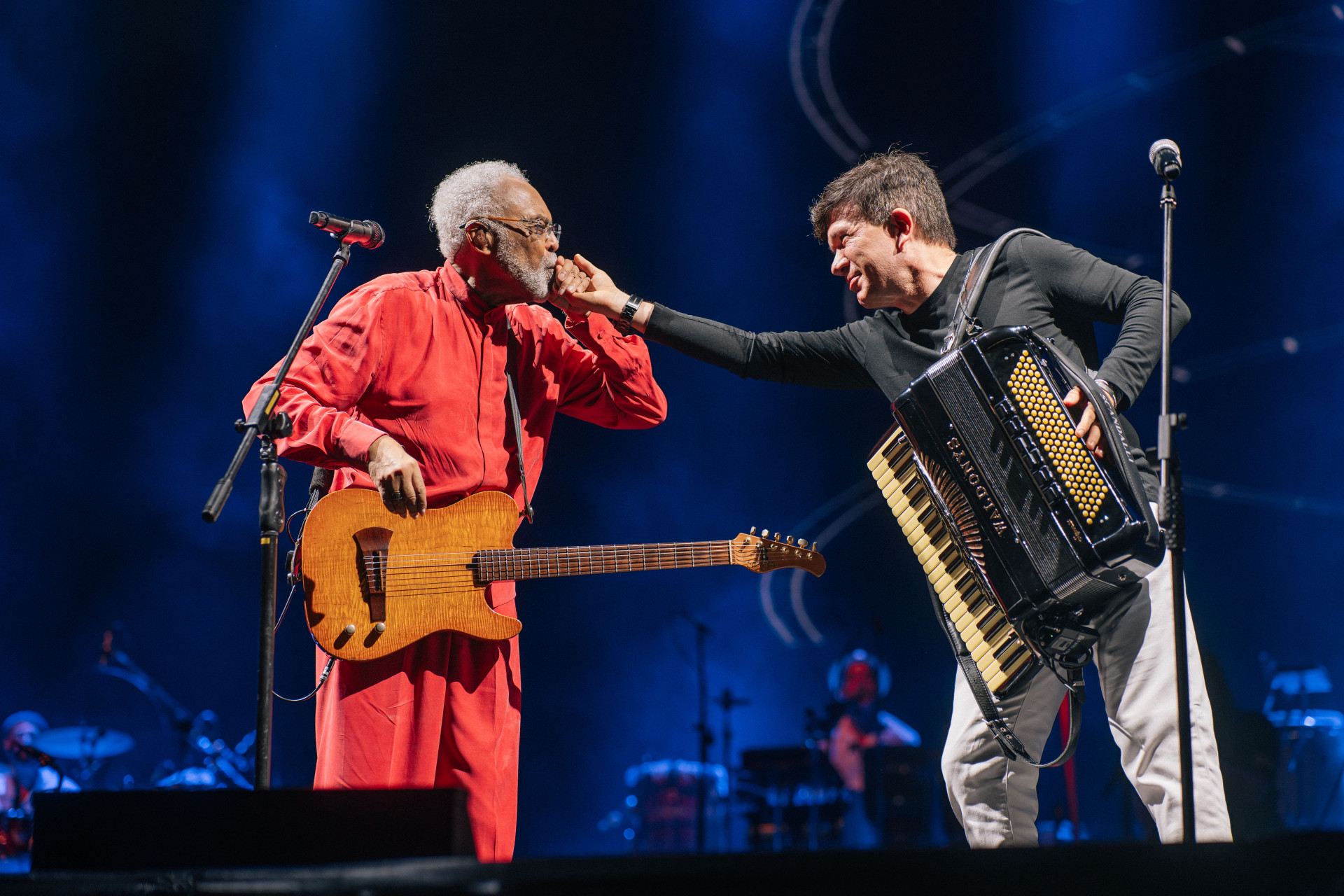 Gilberto Gil e Waldonys cantaram 