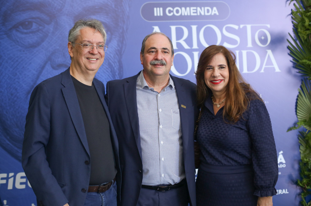(Foto: FOTOS JOÃO Filho Tavares)Célio Fernando Melo, Paulo André Holanda e Martinha Assunção
