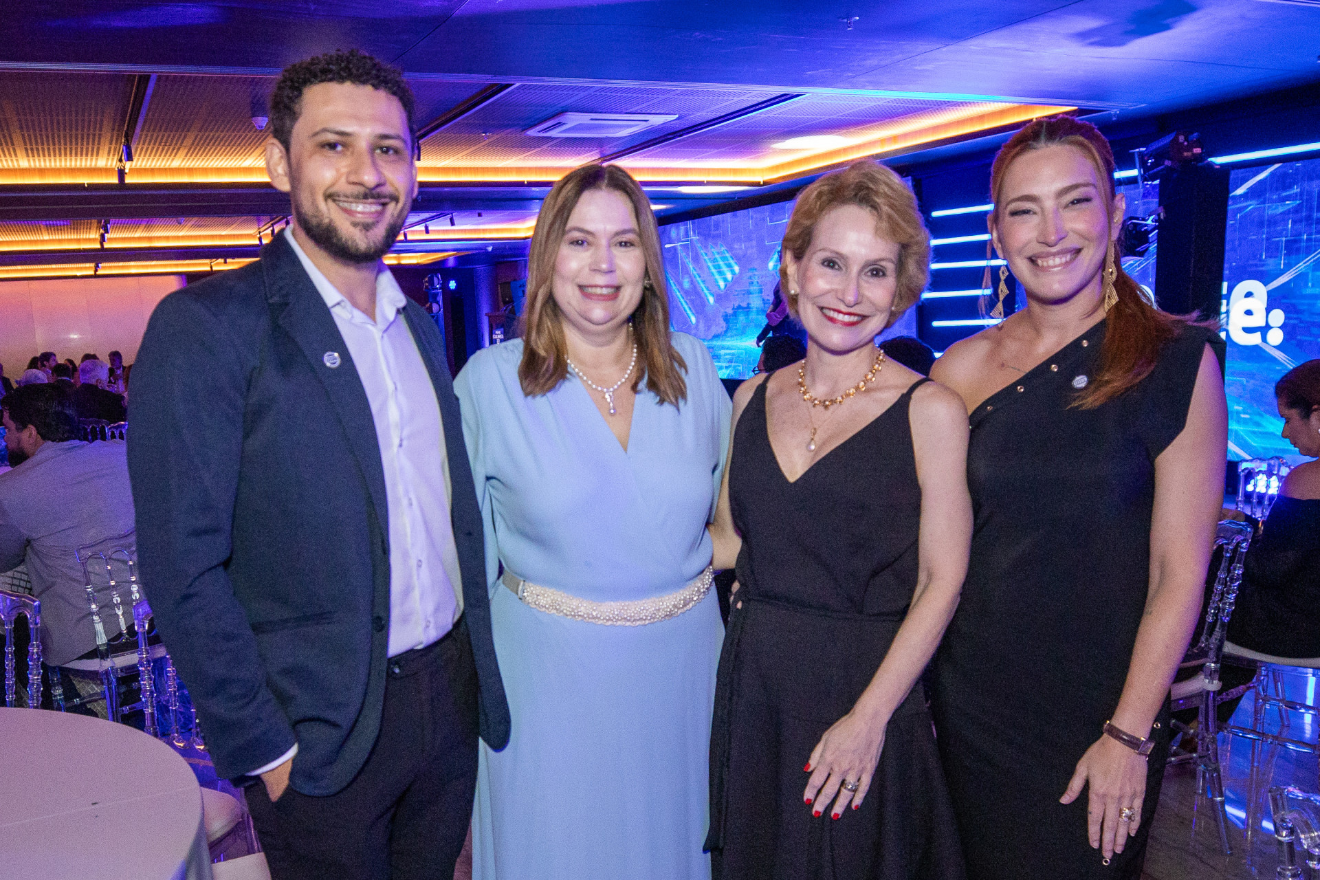 (Foto: Ibef/ Divulgação)Ronaldo Melo, Ana Flávia Chaves, Joyce de Castro e Aline Lima