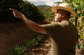Dimas Borges, proprietário do Café Seival em Baependi-MG