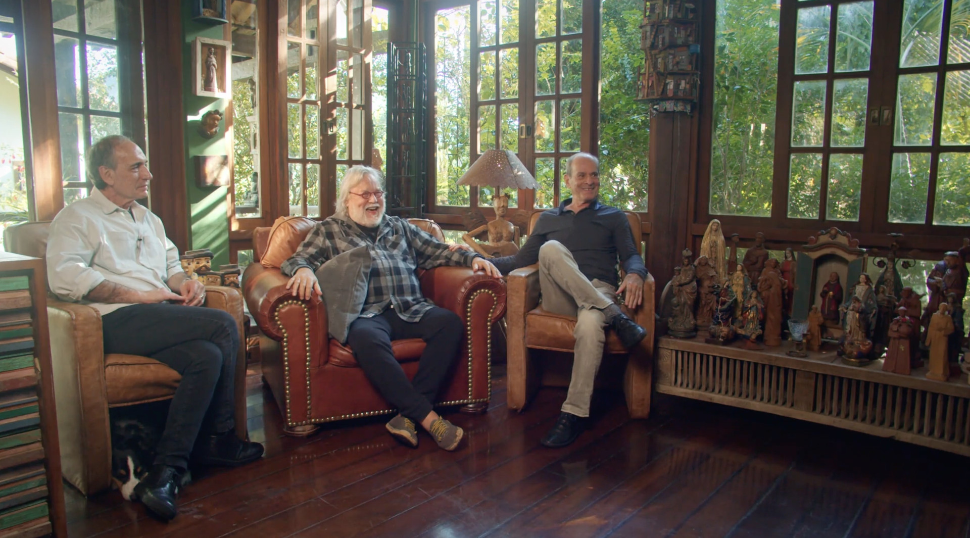 Paulo Mendonça e Ney Matogrosso na série 