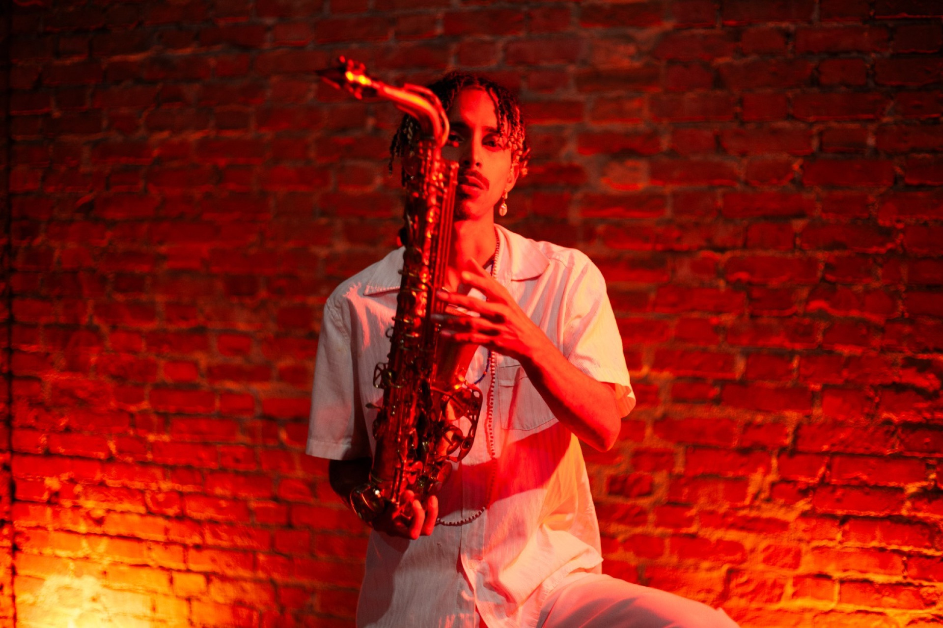 Davinci é cantor, compositor, músico, saxofonista, rapper e arte-educador (Foto: Sabtina Nascimento)