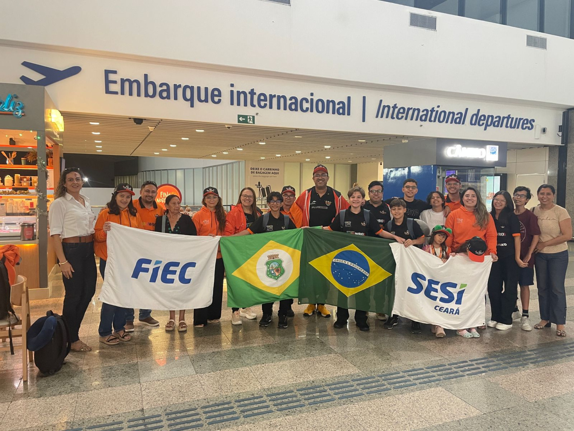 Alunos do Sesi viajam para Singapura(Foto: Divulgação Sesi)