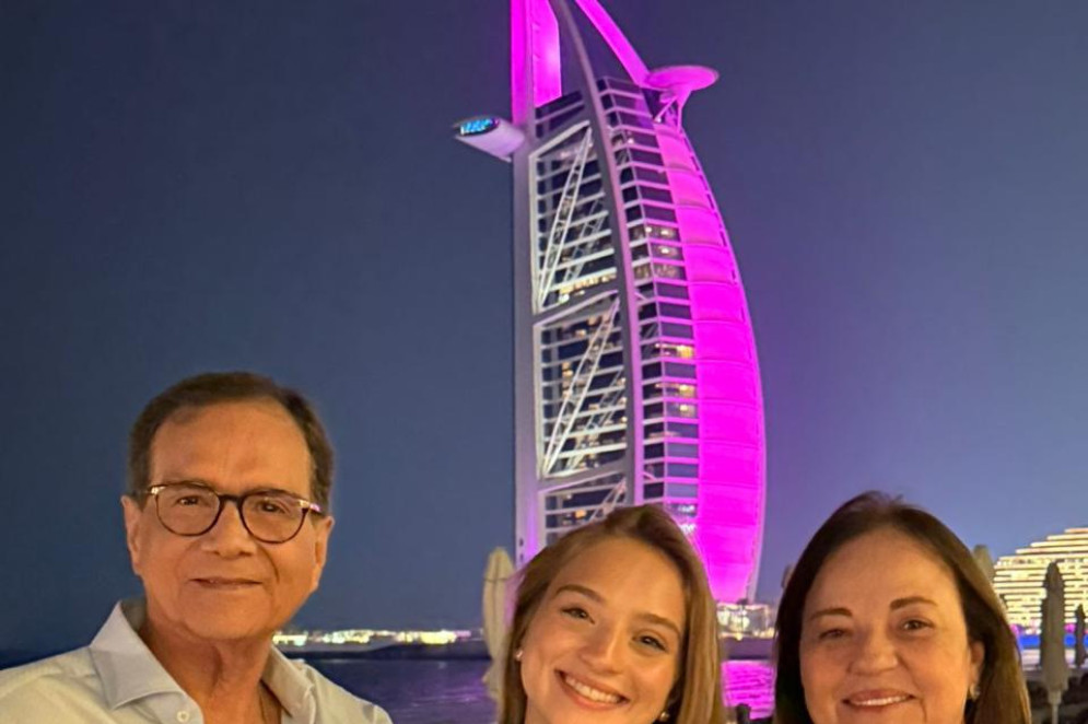 Besto Studart, Cecília Hoff Studart e Ana Studart(Foto: Arquivo pessoal )